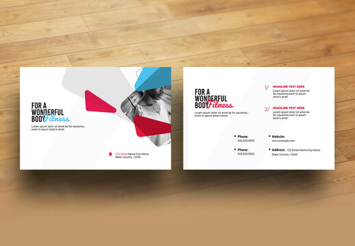 Creative Minimal Postcard Template