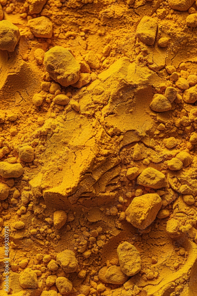Poster a close-up view of a pile of dirt and rocks, with textures and colors visible