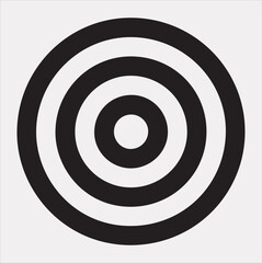 target icon vector silhouette illustration