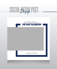 hotel and resort social media post template
