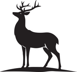 deer silhouette vector