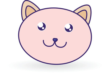 Cute cat icon
