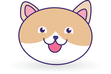 Cute cat icon