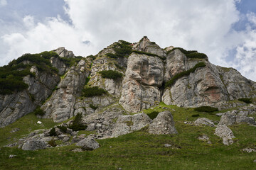 Mountains in the summer