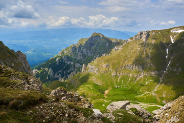 Mountains in the summer