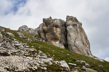Mountains in the summer