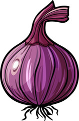 Onion clipart desing illustration