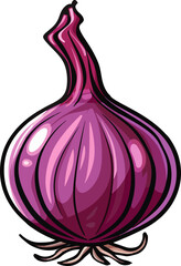 Onion clipart desing illustration