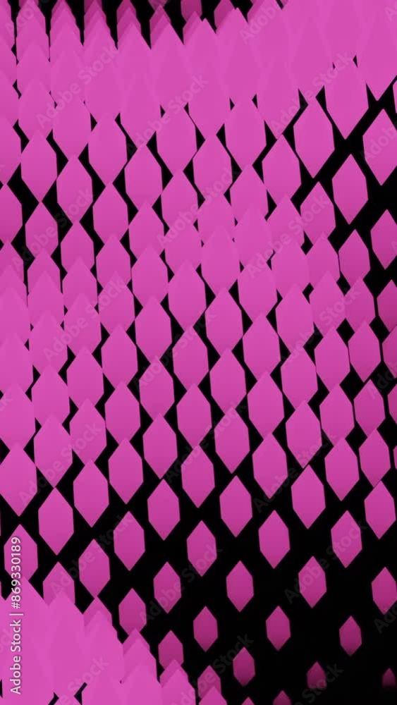 Poster volumetric moving waves from points. design. wavy pulsations of moving dots on black background. vir