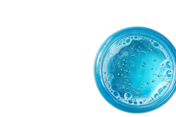 Anti Dandruff Shampoo with Moisturizing Ingredients Isolated on Transparent Background