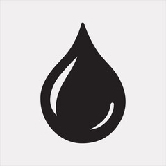 water drop vector silhouette illustration