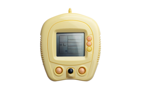 Baby Monitor Display Screen Isolated on Transparent Background