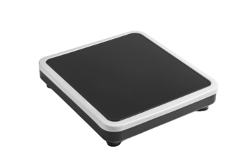 Electronic Bathroom Scale Isolated on Transparent Background