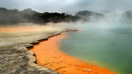 Grand Prismatic Spring in Yellowstone National Park