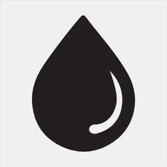 water drop vector silhouette illustration