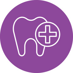 Obraz premium health line circle icon