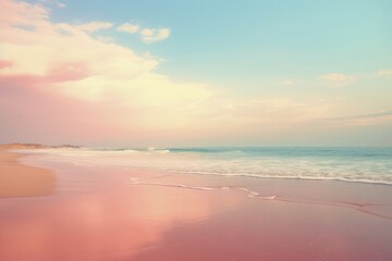 Obraz premium Romantic beach landscape outdoors horizon. 