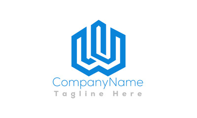 W letter logo template
