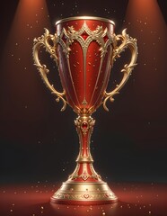 gold trophy cup