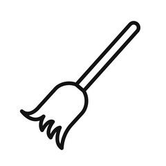 broom icon  mark in filled style