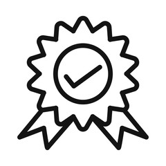 certificate icon logo sign vector outline