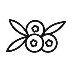 Cranberry icon mark in filled style