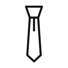 cravat necktie icon mark in filled style