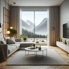 Fototapeta premium modern living room