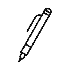 Pen icon mark in filled style