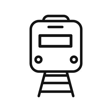 recommend clip art: subway icon mark in filled style