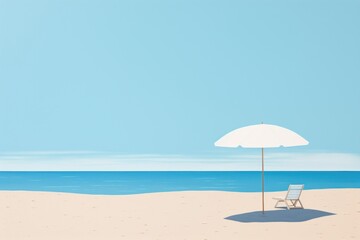 Beach outdoors horizon nature.