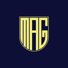 mag letter logo design