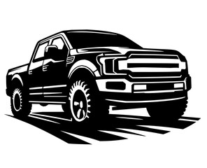Pick up truck vector illustration © Createcorner