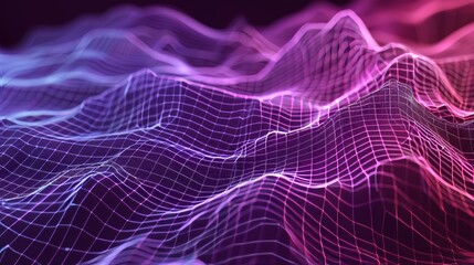 Futuristic wireframe background with intricate plexus effect in detailed vector illustration