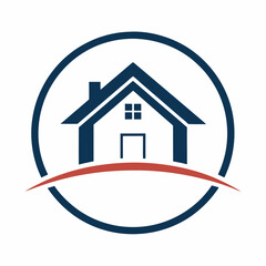       House logo vector art illustration.
