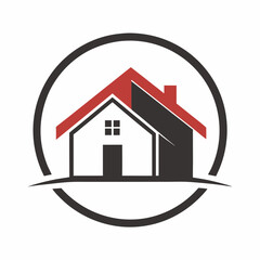       House logo vector art illustration.
