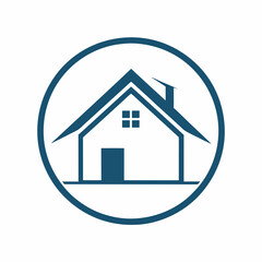 Obraz premium House logo vector art illustration. 