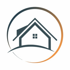       House logo vector art illustration.
