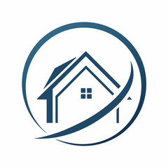       House logo vector art illustration.
