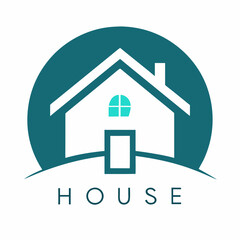       House logo vector art illustration.
