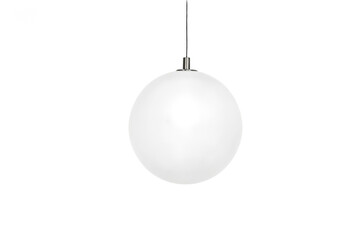 White Orb Pendant Light