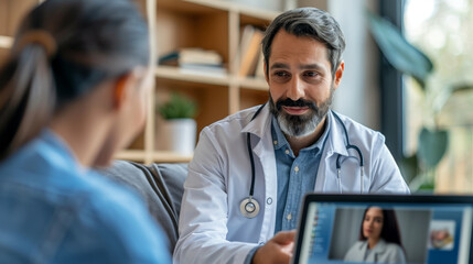 Convenient virtual healthcare for busy professionals with telemedicine services at home.