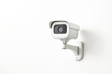 Security Camera on White Wall