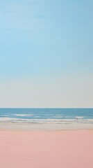 Fototapeta premium Minimal style beach in summer outdoors horizon nature.