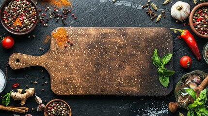 Spice Up Your Kitchen with a Rustic Wooden Cutting Board