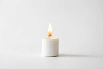 White Candle Flame