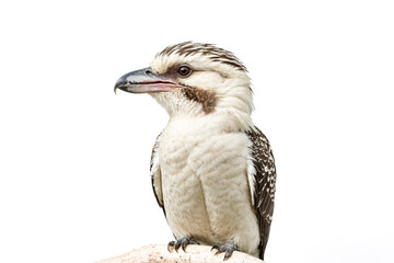 Kookaburra Bird Isolated on White Background