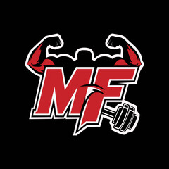 Muscle Flex 02 ,  logo design, minimalist logo, unique logo, logo maker, creative logo, brand identity	