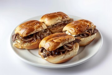 Tantalizing Cheesesteak with Caramelized Onions and Melted Provolone