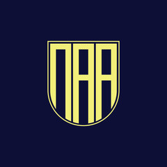 naa letter logo design
